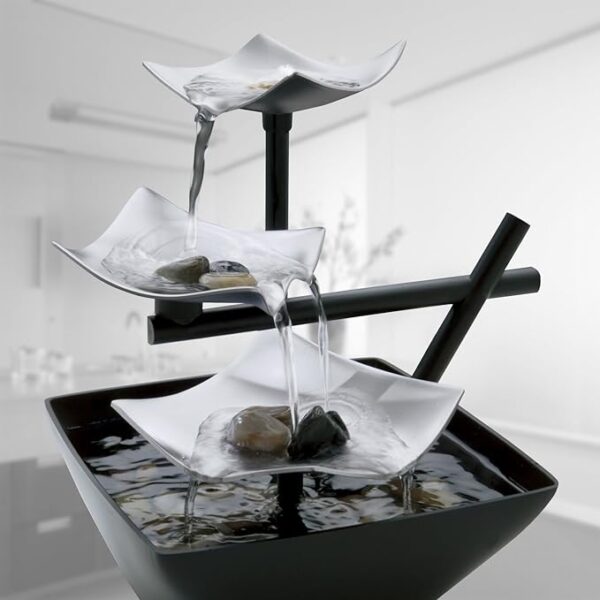 Homedics Tabletop Water Fountain, - Image 3