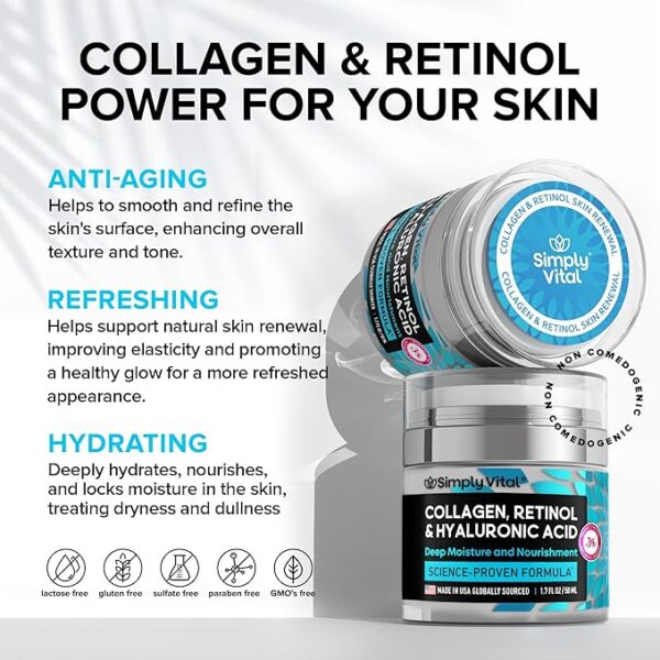 SimplyVital Collagen, Retinol - Image 2