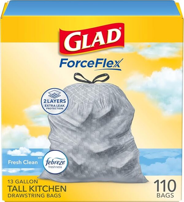Glad Tall Kitchen Drawstring